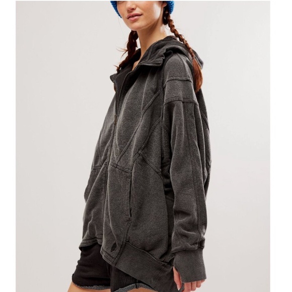 NWT FP MOVEMENT All Your Love Hoodie in Black Size: Small - Picture 5 of 6